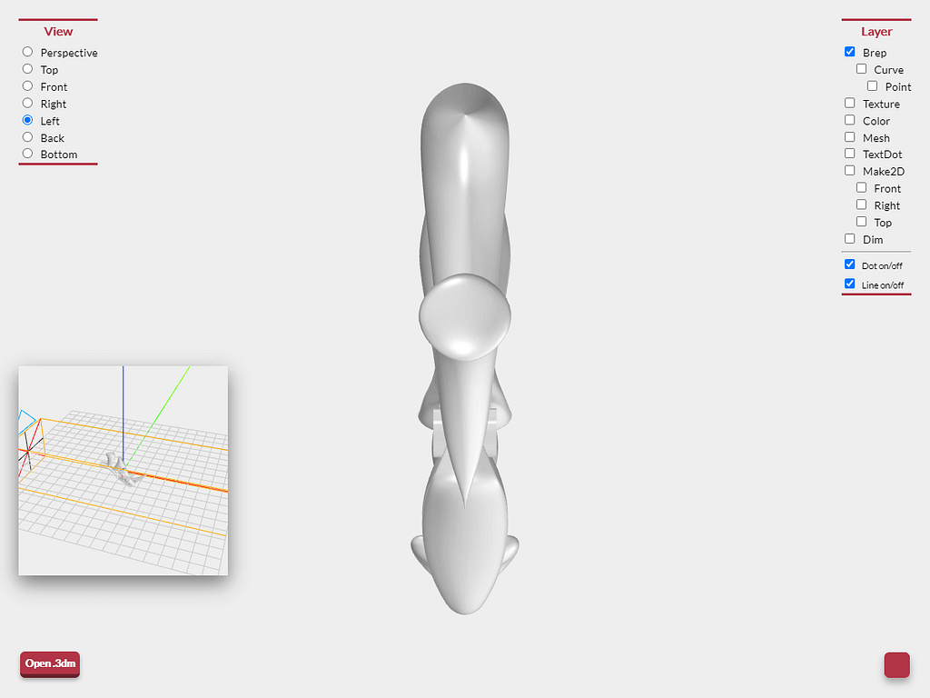 Leftのビュー画面