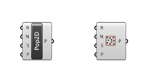Populate 2Dコンポーネント