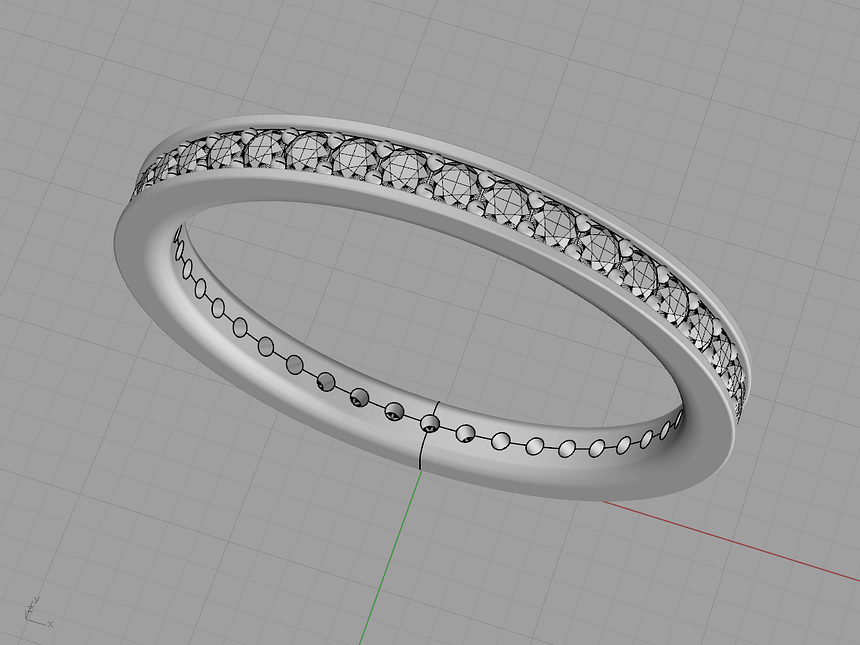 完成したエタニティリング