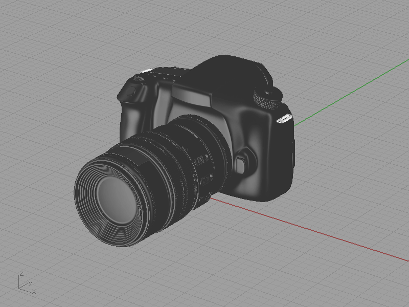 パースペクティブ画面(レンズ長180)