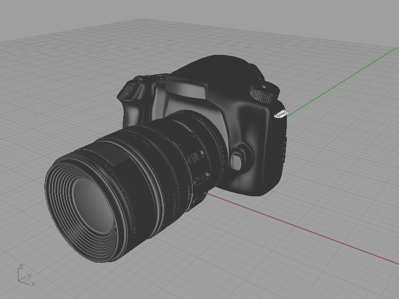 パースペクティブ画面(レンズ長35)