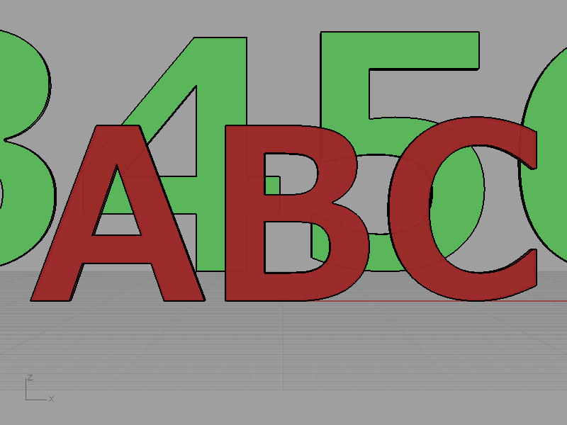 パースペクティブ画面(200mm画角)